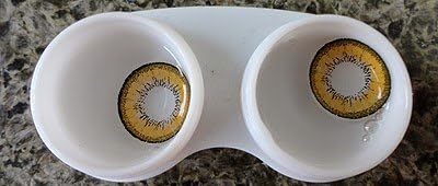 I.Fairy Dolly Brown Contacts Lashes Big Color Eyes Halloween Costume Cosplay Anime Brown Contacts Accessories