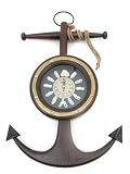 Wooden Nautical Knot Wall Clock Anchor Boating 41kH8QhKv1L. SL160 Wooden Nautical Knot Wall Clock Anchor Boating