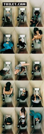 Empire 170156 Toilet Cam, Türposter / XXL Poster - Pictures ca. 158 x 53 cm