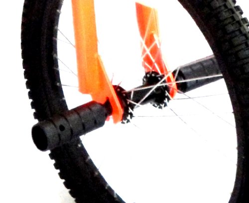 YAKUZA 25 / 9 MICRO DRIVE BMX, BLACK WITH NEON ORANGE
