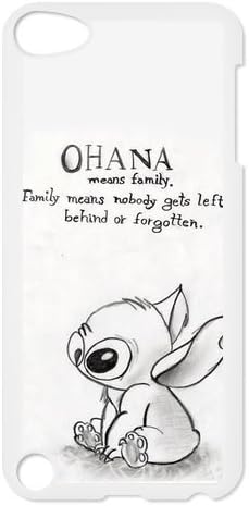 020W CUTE OHANA FAMILY QUOTE HARD SHELL CASE FOR i POD 5