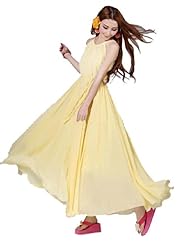 Belted Summer Cocktail Knee Length  Chiffon  Ball Gown Evening Dress/Party Dress/Maxi Dress 