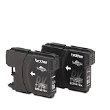 Brother LC652PKS Ink Cartridges - 2 Pack (Black)