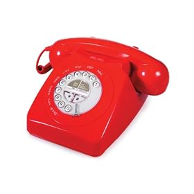 Geemarc Telecom Mayfair Two Piece Corded Phone - Red