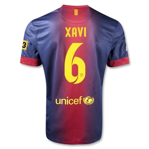 New 2012/13 Soccer Jersey Barcelona Home Xavi Football Shirt Size M On Sale