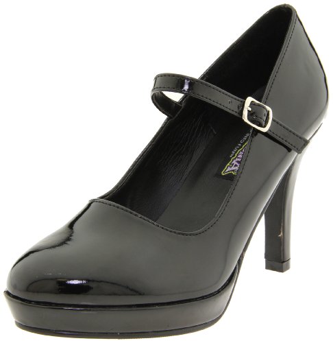 Funtasma by Pleaser Women's Contessa-50 Mary Jane Pump,Black Patent,10 M