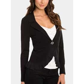 GUESS by Marciano Becky Ruffle Blazer