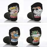 4 prs Mens Novelty Thermal Gripper Socks Socks 6-11