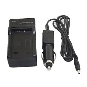 Battery Charger for Panasonic CGA-S002/DMW-BM7 Lumix DMC-FZ20 DMC-FZ2 DMC-FZ5