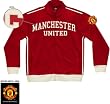 FC Football CLub Soccer Manchester United Track Jacket in Red