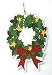 Paper Magic Holiday Ornament Greeting Cards - Christmas Wreath - Set of 6