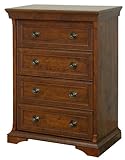 Child Craft by Sauder Arbor Gate 4-Drawer Chest, Cherry