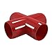 FORMUFIT F114CRX-RD-4 Cross PVC Fitting, Furniture Grade, 1-1/4