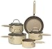 Prestige Country Kitchen Cookware Saucepan Set, Almond, 5 Piece