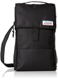 PackIt Freezable Wine Cooler Bag with Zip Closure, Double Bottle, Black