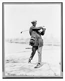 Historic Print (L): [Man driving golf ball at the Boise golf club, Boise vicinity, Idaho]