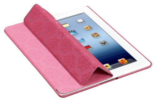 Ozaki iCoat Slim-Y strukturierte Kickstand Tasche f&uuml;r Apple iPad/iPad 2 Computer pink Preisvergleich