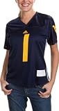 West Virginia Mountaineers Women's adidas #1 Fashion Football Jersey