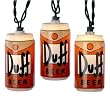 The Simpsons Duff Beer Can Light Set
