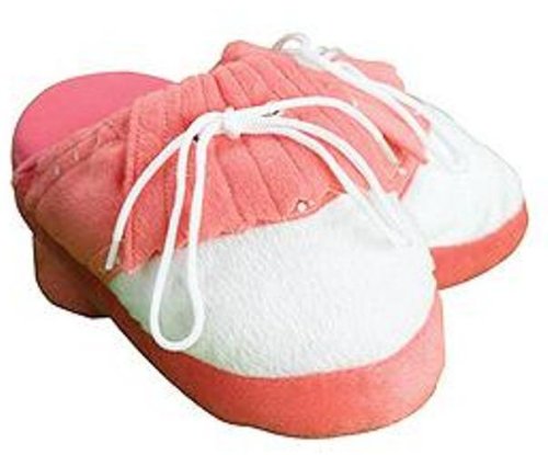 Golf Gifts & Gallery 858 Golf Shoe Slipper (Pink/White, Small)