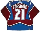 Peter Forsberg Autographed/Hand Signed Colorado Avalanche Pro Hockey Jersey