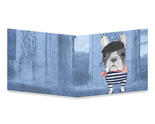 Dynomighty mighty tyvek wallet, french bulldog by barruf, water/t…