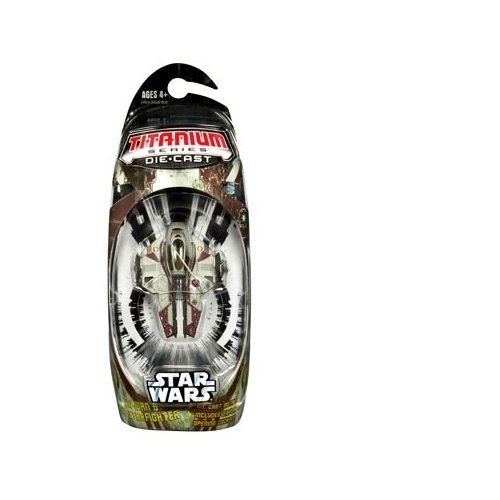 Star Wars: Titanium Obi-Wans Jedi Starfighter (Maroon Deco) Vehicle