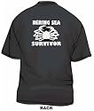 Bering Sea Survivor DISTRESSED Style Logo Men's tee Shirt in 12 colors Small thru 6XL