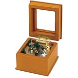 Gold Label 21/2Inch Mini Illuminated Music Box Nativity