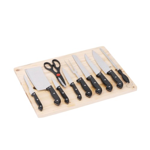 Zeller 24561 Schneidebrett-Set 11-teilig, Kiefer 44 x 34 x 1.7 cm Preisvergleich