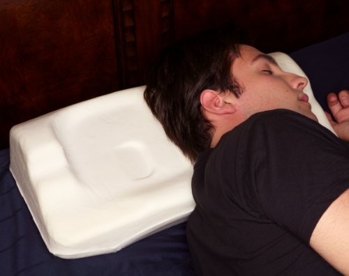 CorrectForm - Side Sleeper Pillow - Anti Snorring -Veggy Gel foam - White - On Sale