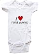 I LOVE FORT WAYNE - FORT WAYNE BABY - City Series - White, Blue or Pink Onesie / Baby T-shirt