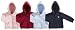 Organic Cotton Kapuzenjacke Gr��en: 50-86 Beschreibung: 100 % BIO-Baumwolle Flauschig weiche 
Sweatjacke mit Kapuze, K�ngurutasche und Rei�verschluss hellblau (48), rosa (33), tomate (26), 
dunkelblau (60)
