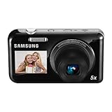 Samsung EC-PL120 Digital Camera with 14 MP and 5x Optical Zoom (Black)