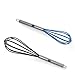 Silicone Whisk Set 10-inch and 8-inch Life Time Guarantee. Includes Free Ebook 101 Recipes to Make with Your Whisk. Great Whisks for Baking, Cooking and Mixing(Set of 3)