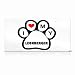 Leonberger Dog Dogs White Novelty Animal Metal License Plate Wall Sign Tag