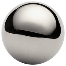 316 Stainless Steel Sphere, Grade G100, Mirror-Like Finish, Precision Tolerance, Inch, ASTM A493