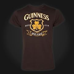 Guinness Brown Orange Shamrock Ireland Tee