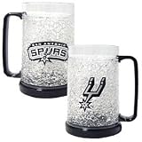 San Antonio Spurs 16oz Crystal Freezer Mug