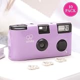 Lilac Disposable Camera - 10 Pack