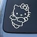 HELLO KITTY ANGEL - Vinyl Decal Sticker #A1401 | Vinyl Color: White