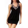 Sexy Damen Kleider Cocktail Mini Nieten kleid Abend Partykleid