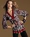 Apparel : INC International Concepts® Printed V-Neck Kimono Tunic