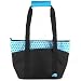 Thermos Raya Blue Bordered Black Insulated 12 Can Lunch Tote