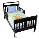 Dream On Me Sleigh Toddler Bed in Espresso