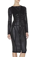 Sexy Nylon/Rayon/Spandex/Viscose Long Sleeves Bandage Dress/Bodycon Dress/Club Dress/Party Dress 