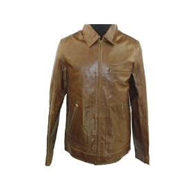 Claiborne Distressed Leather Eisenhower Jacket