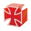 Trik Topz Iron Cross Valve Caps pr. Red 129833