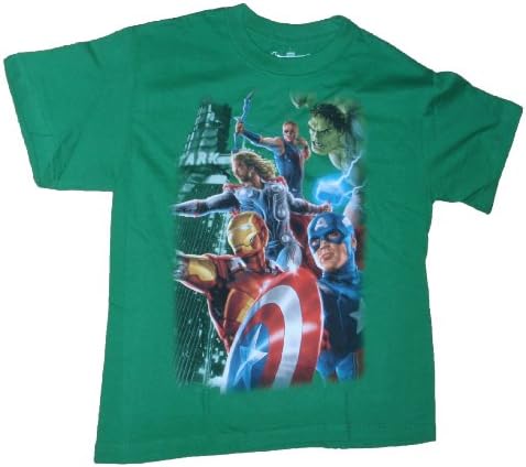 Marvel Comics Avengers Hulk Thor Green Graphic T-Shirt - 2XL 18
