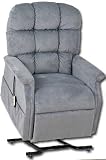 UltraComfort Tranquility Hampton Medium Lift Chair Recliner - Sterling